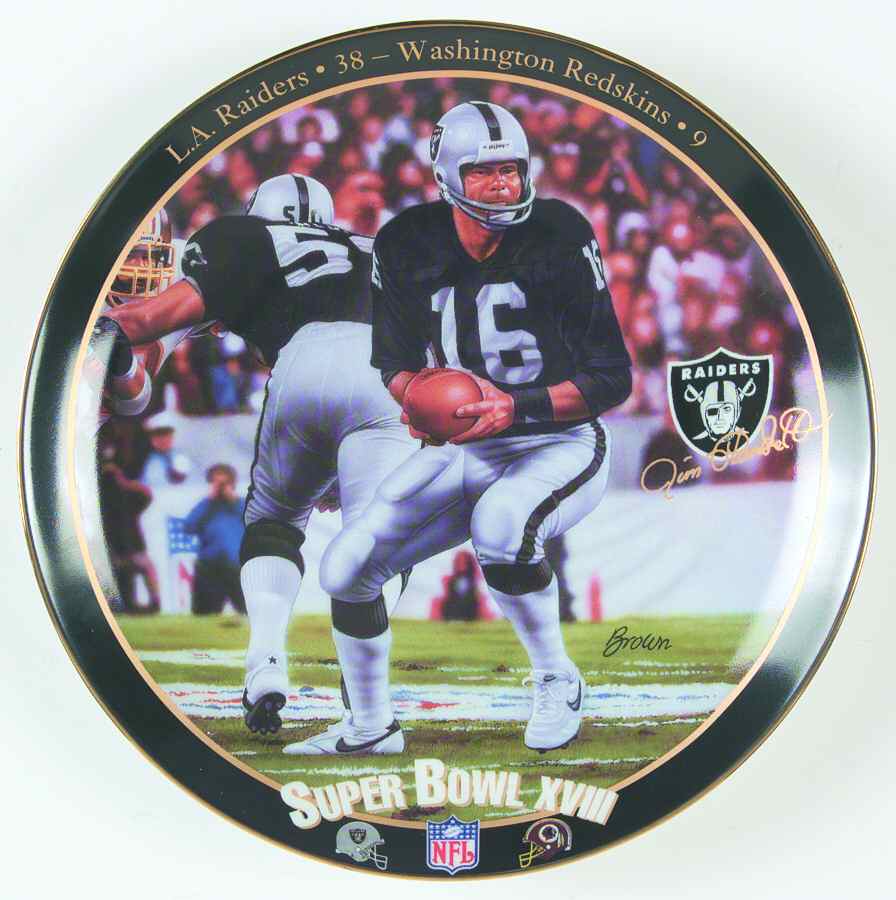 Great Superbowl Quarterbacks Jim Plunkett:Champion Time - No Box by Bradford Exchange-1