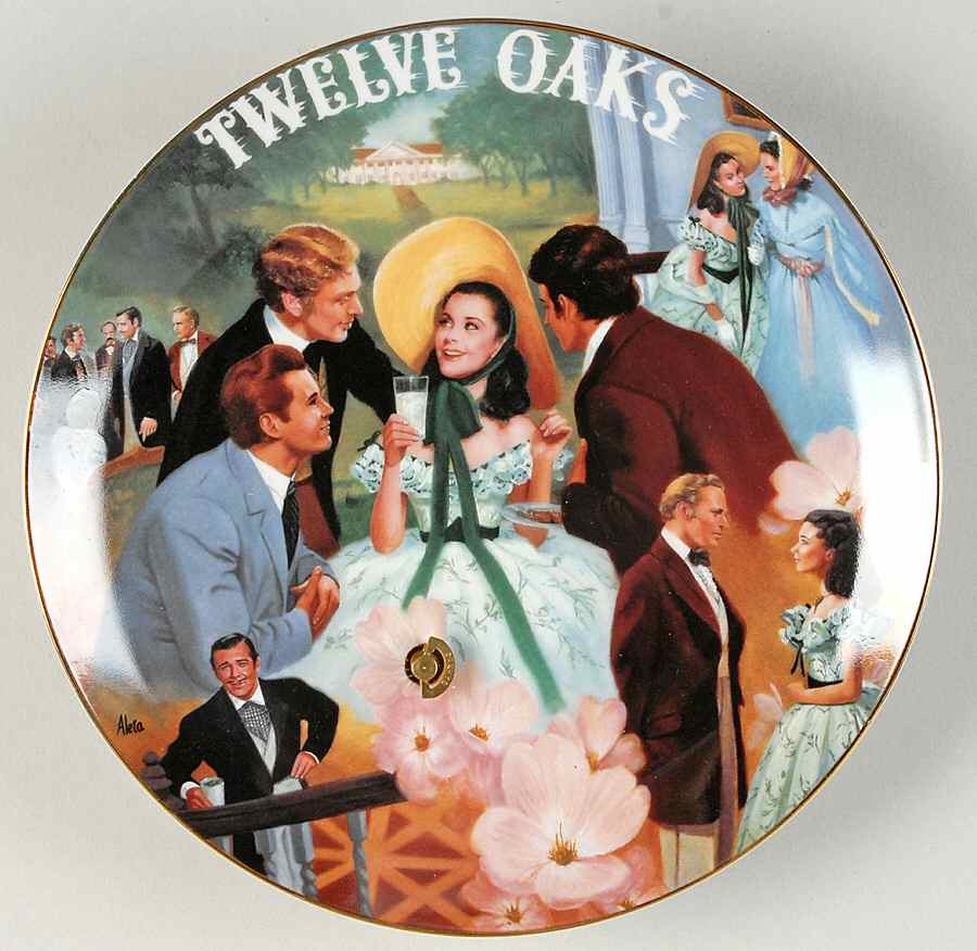 Gone with The Wind-Musical Treasures Scarlette: Belle Of 12 Oaks Barbecue - No Box by Bradford Exchange-1