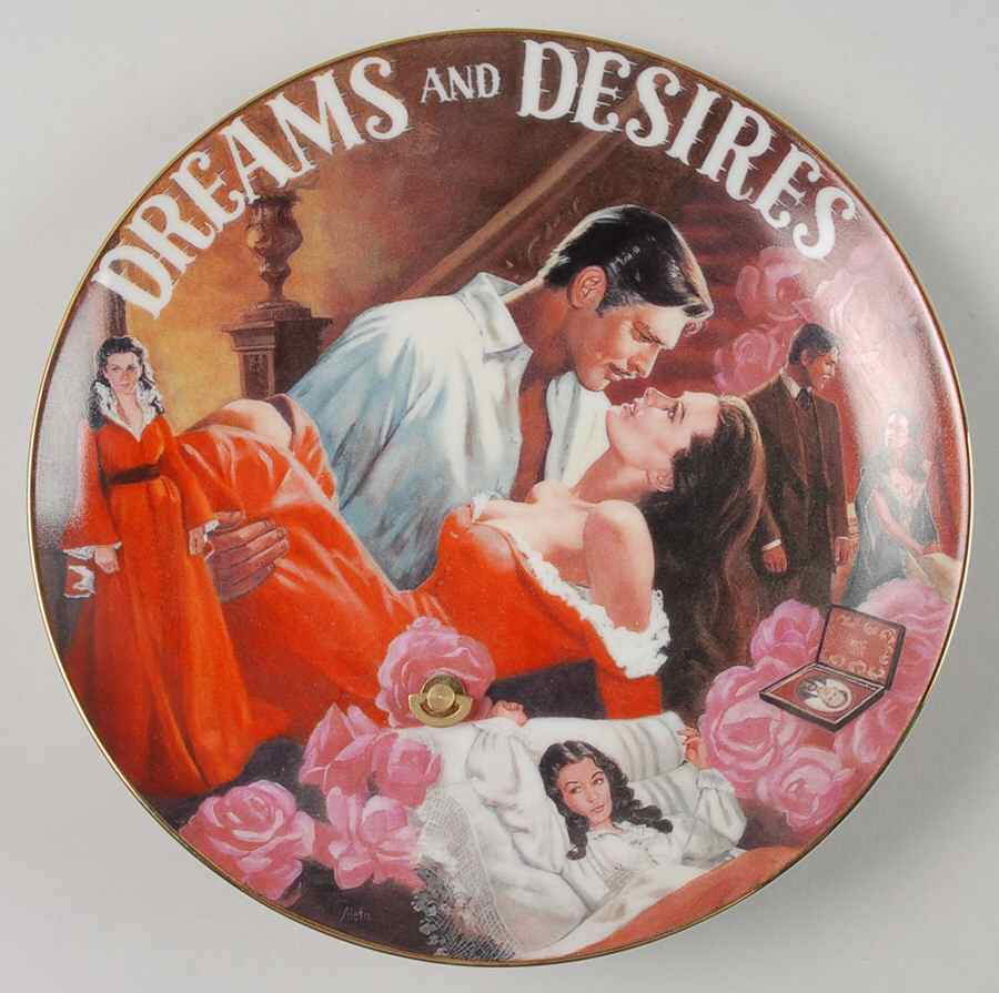 Gone with The Wind-Musical Treasures Dreams And Dreams - No Box by Bradford Exchange-1