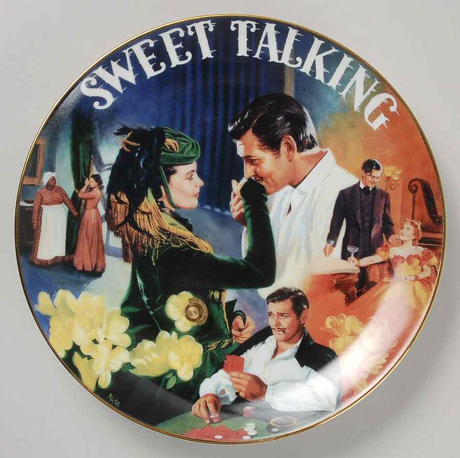 Gone with The Wind-Musical Treasures Sweet Talking - No Box by Bradford Exchange-1