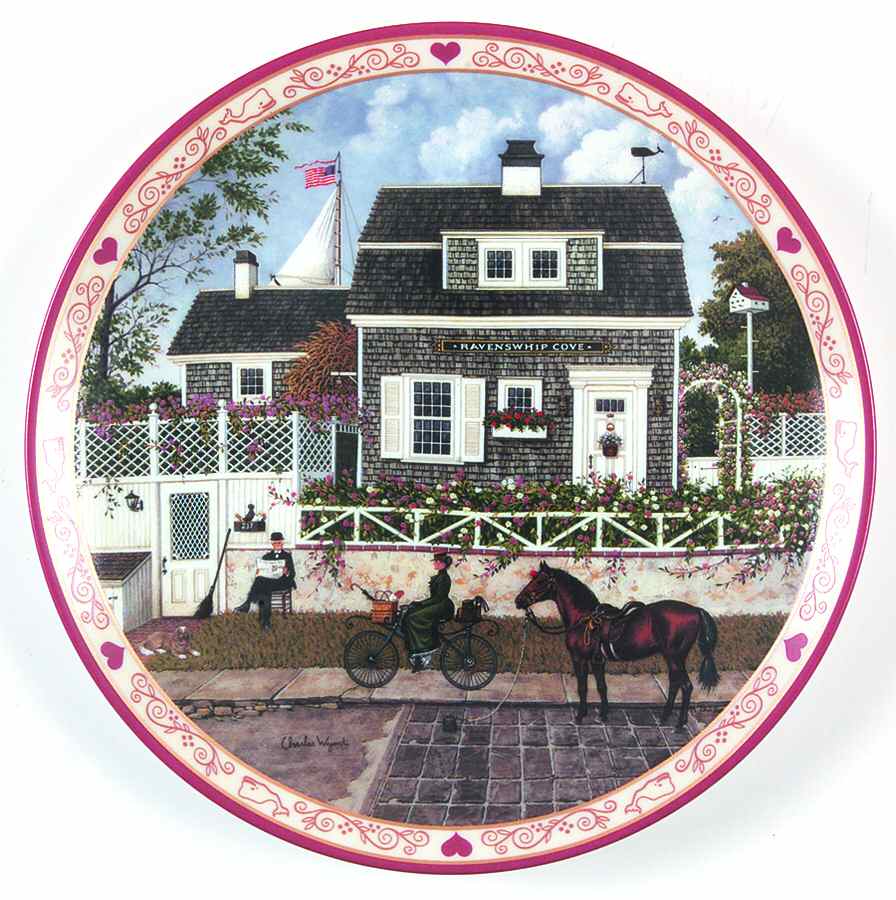 Hometown Memories Tranquil Days At Ravenswhip Cove - No Box by Bradford Exchange-1