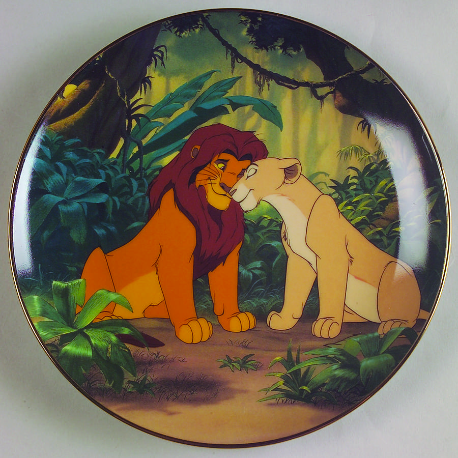 Lion King Courting The Future King - No Box by Bradford Exchange-1