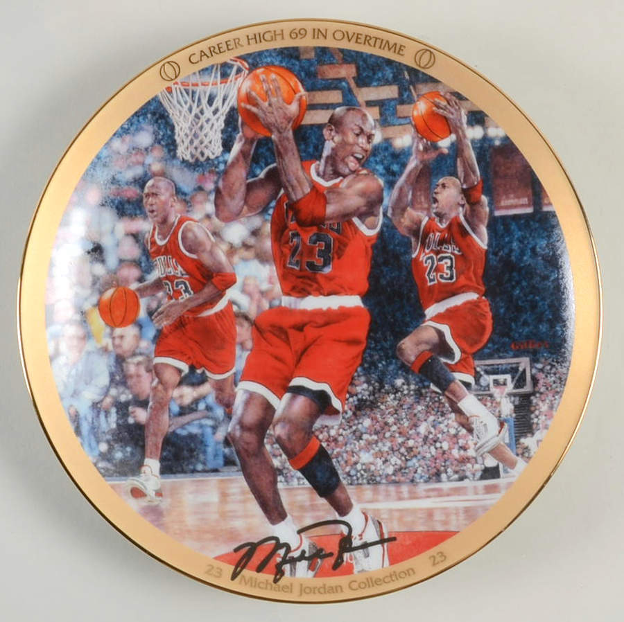 Michael Jordan Collection Career High 69 In Overtime - No Box by Bradford Exchange-1