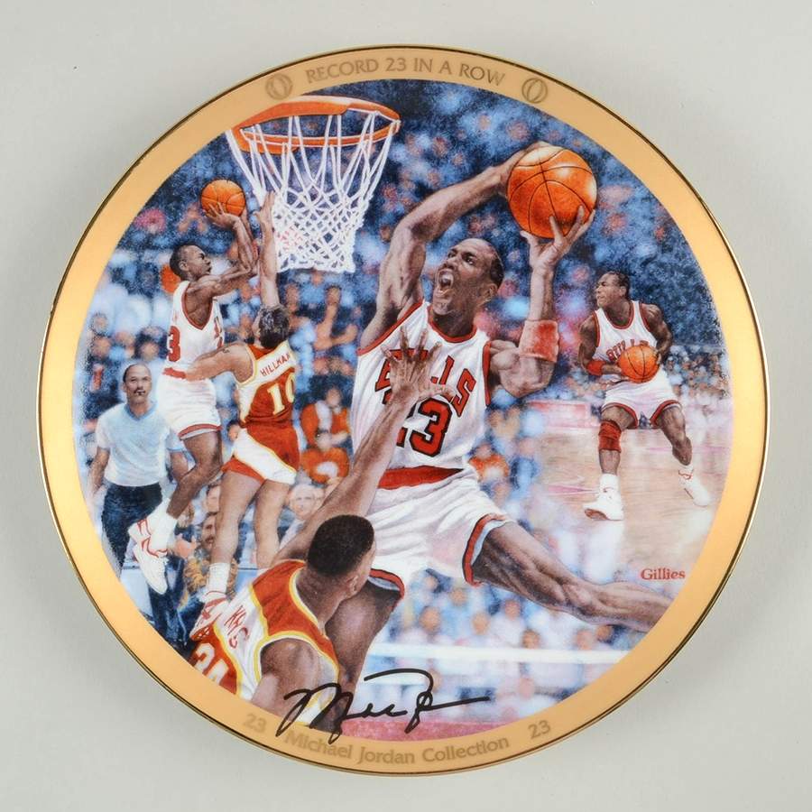 Michael Jordan Collection Record 23 In A Row - No Box by Bradford Exchange-1