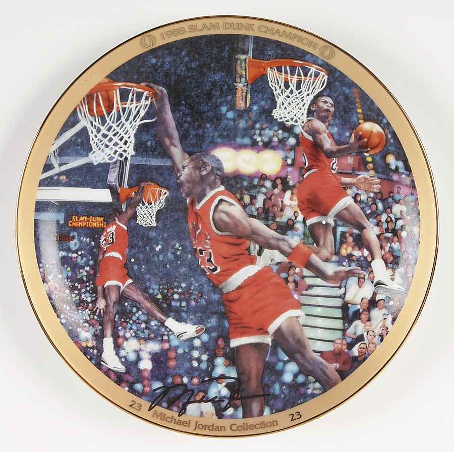 Michael Jordan Collection Slam Dunk Champion, 1988 - No Box by Bradford Exchange-1