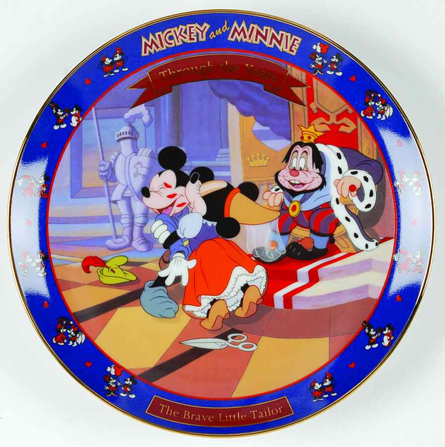 Mickey & Minnie Through the Years Brave Little Tailor - No Box by Bradford Exchange-1