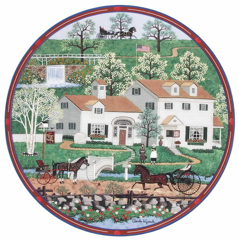 Peppercricket Grove Gingernut Valley Inn - No Box by Bradford Exchange-1