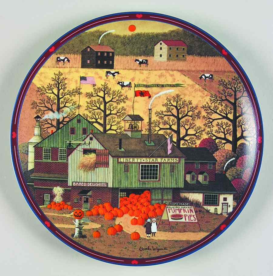 Peppercricket Grove Liberty Star Farms - No Box by Bradford Exchange-1
