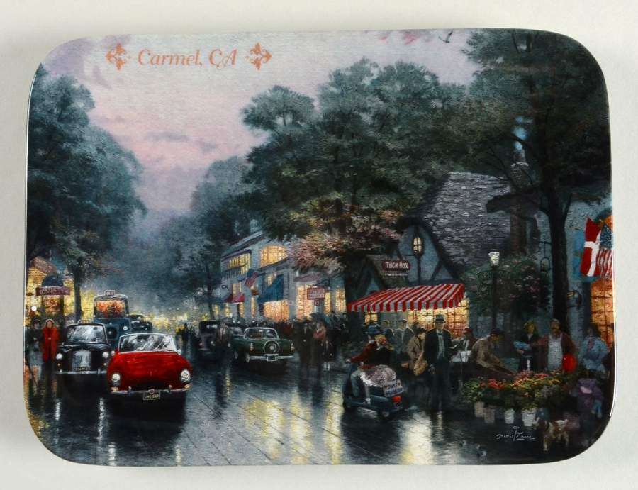 Postcards From Thomas Kinkade Carmel - No Box by Bradford Exchange-1