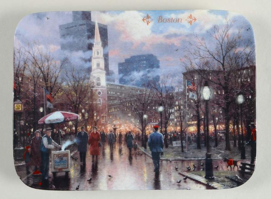 Postcards From Thomas Kinkade Boston - No Box by Bradford Exchange-1