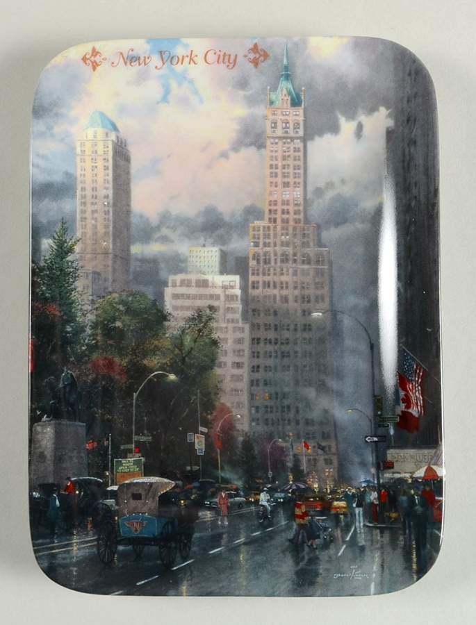 Postcards From Thomas Kinkade New York City - No Box by Bradford Exchange-1