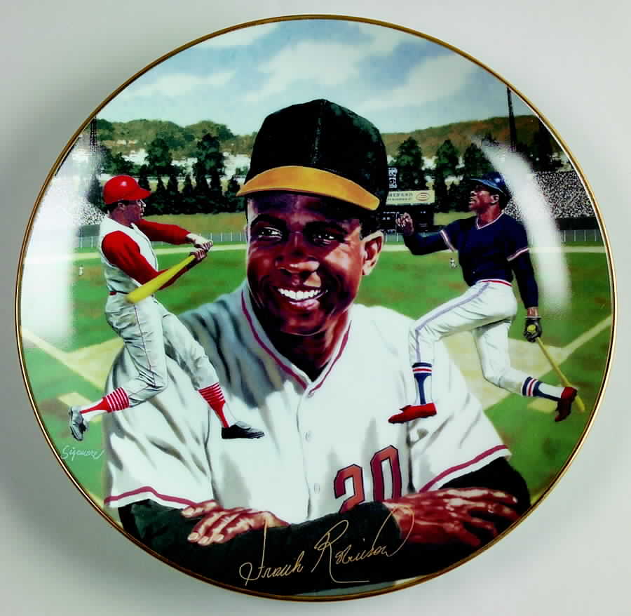 Superstars of Baseball Frank Robby Robinson - No Box by Bradford Exchange-1