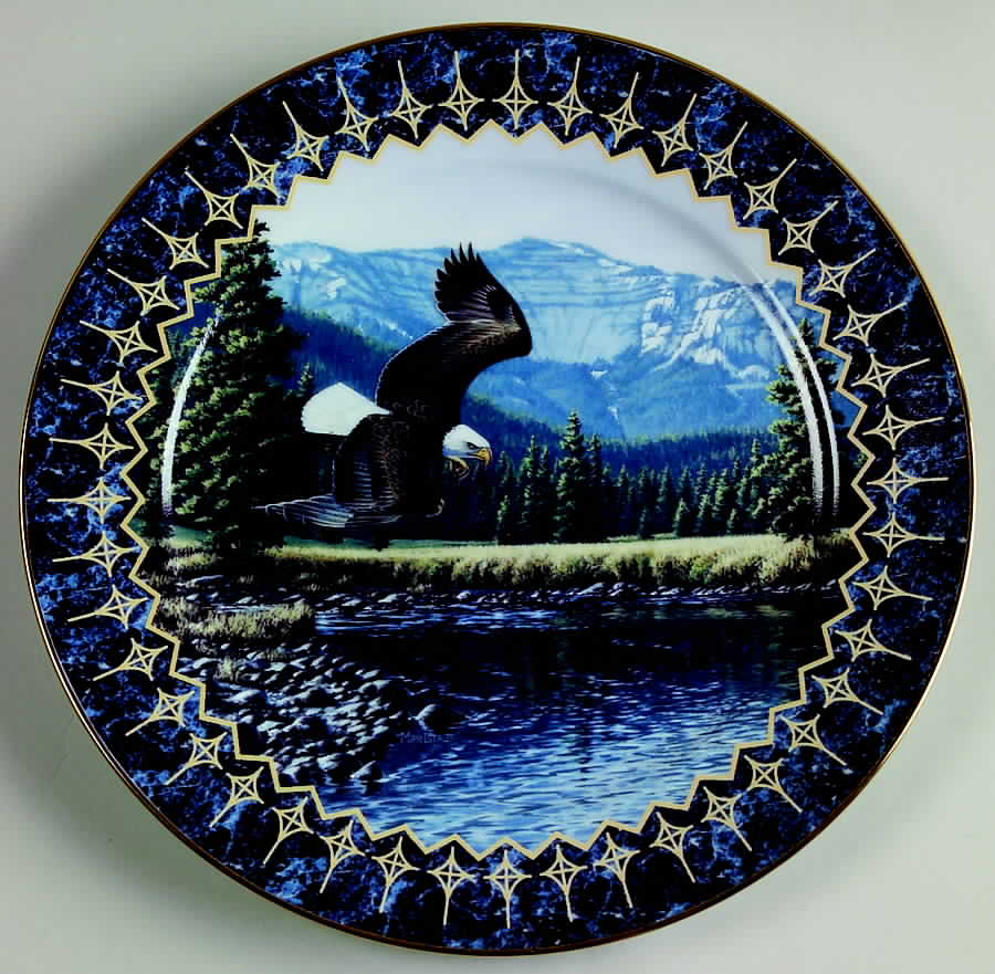 Where Eagles Soar Allegiance With The Wind - No Box by Bradford Exchange-1