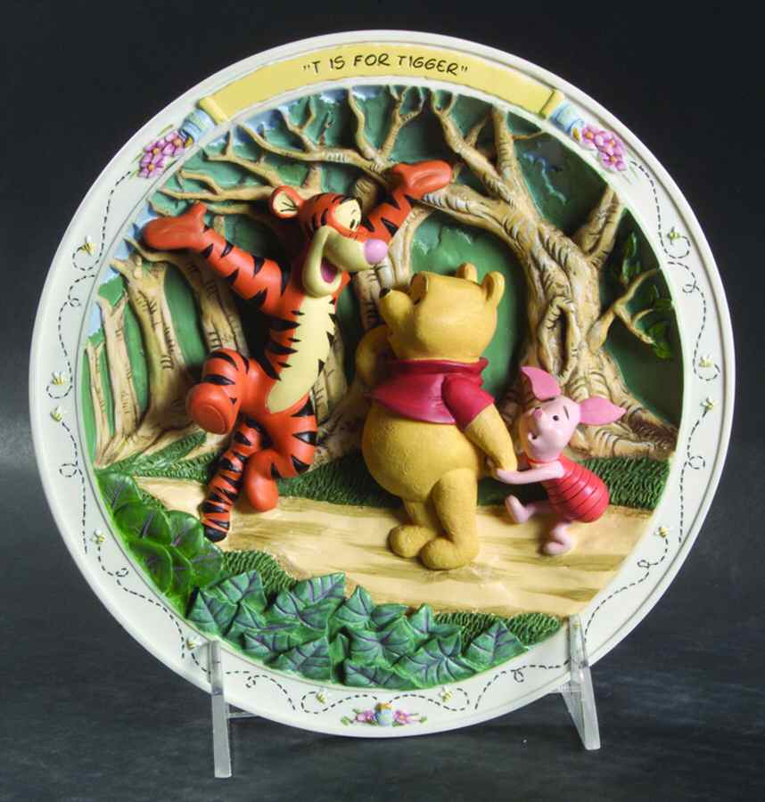 Winnie The Pooh 3-D T Is For Tigger - No Box by Bradford Exchange-1