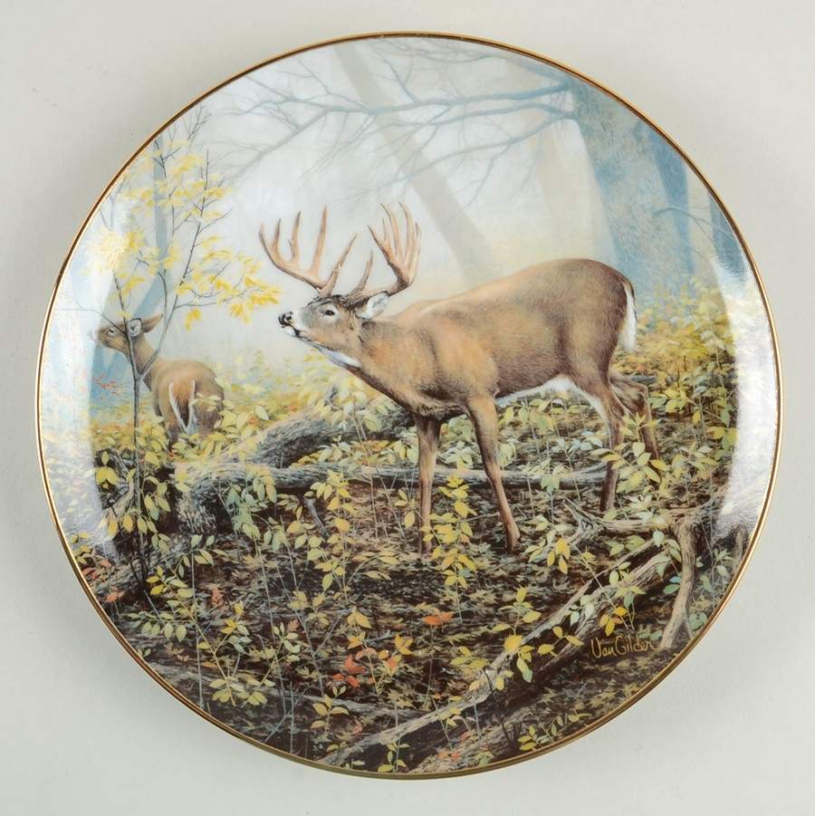 World Record Whitetails Monarch's Morning - No Box by Bradford Exchange-1