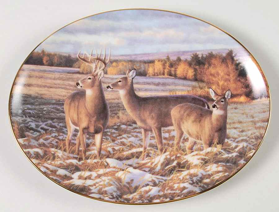 Woodland Tranquility Twilight Serenity - No Box by Bradford Exchange-1
