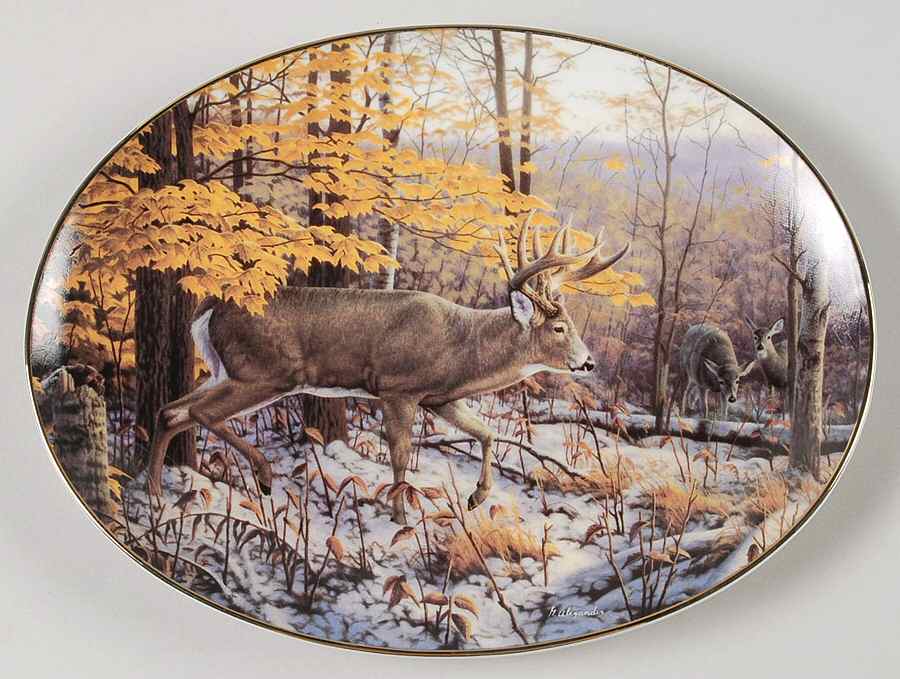 Woodland Tranquility Sunset At Cornucopia - No Box by Bradford Exchange-1