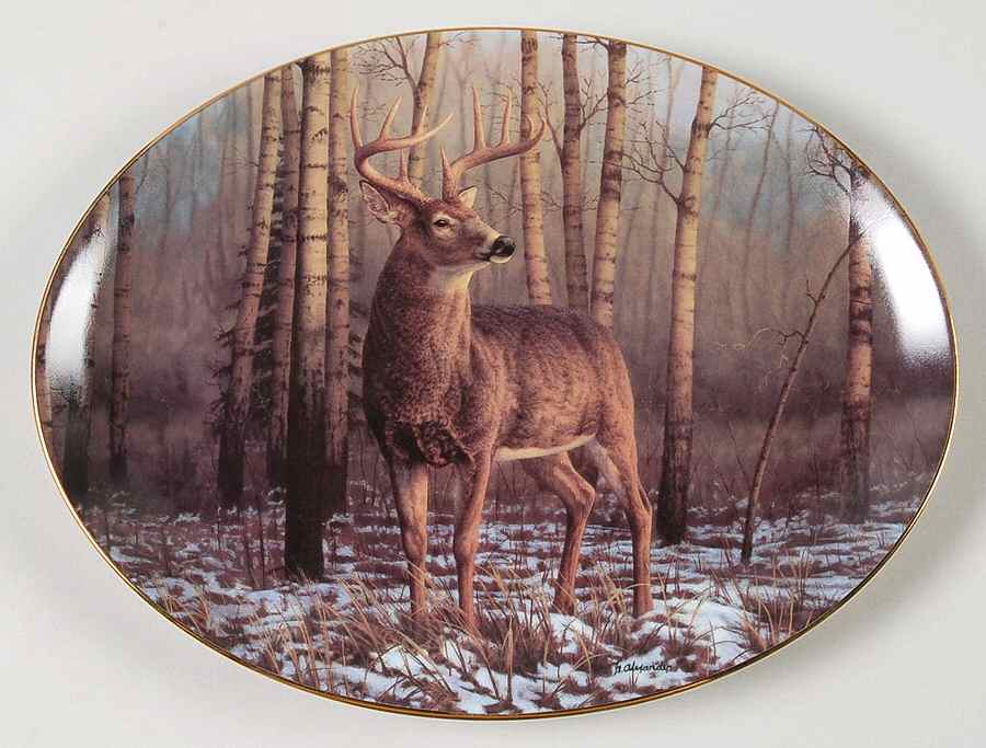Woodland Tranquility Northwoods Majesty - No Box by Bradford Exchange-1