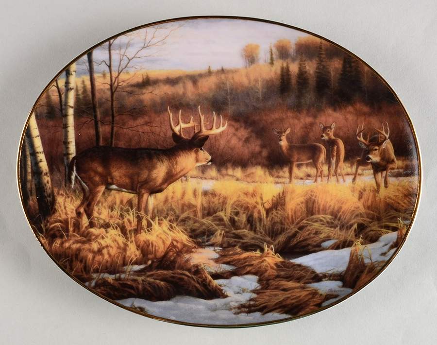 Woodland Tranquility Crossing Boundaries - No Box by Bradford Exchange-1