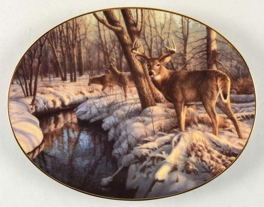 Woodland Tranquility Winters Calm - No Box by Bradford Exchange-1