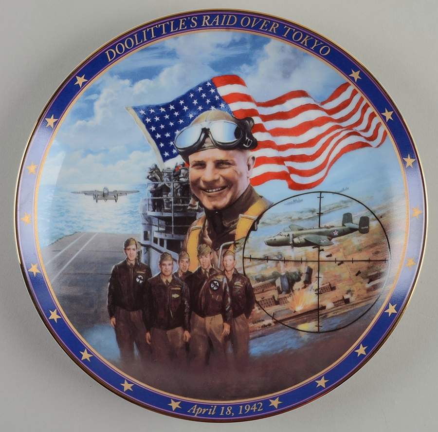 World War 2: A Remembrance Doolittle Raid Over Tokyo - No Box by Bradford Exchange-1