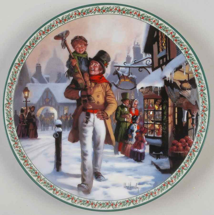 A Christmas Carol God Bless Us Every One - No Box by Bradford Exchange-1