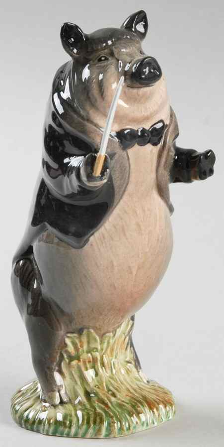 Pig Promenade John The Conductor - No Box by Beswick-1