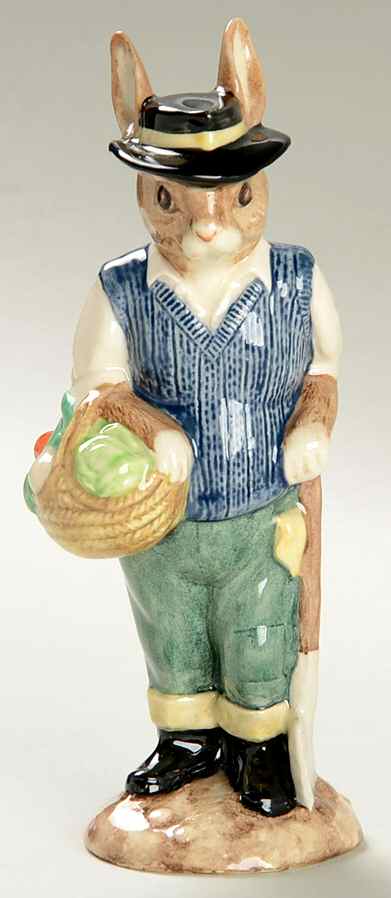 English Country Folk Gardener Rabbit-Style Two - Boxed by Beswick-1