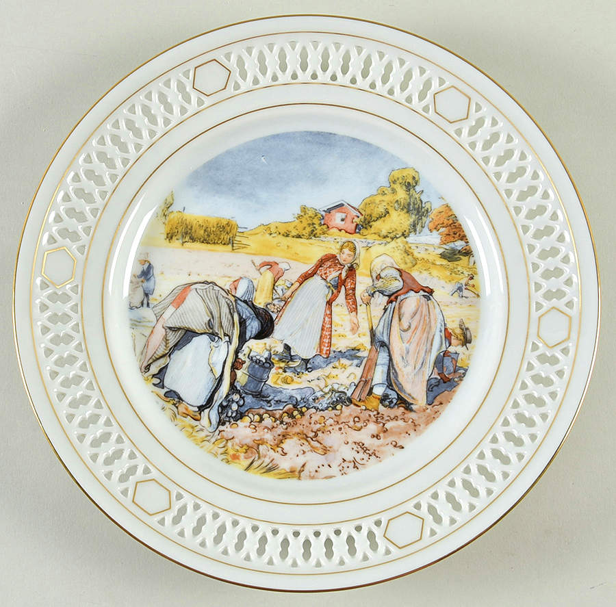 Carl Larsson Potato Harvesting - No Box by Bing & Grondahl-1