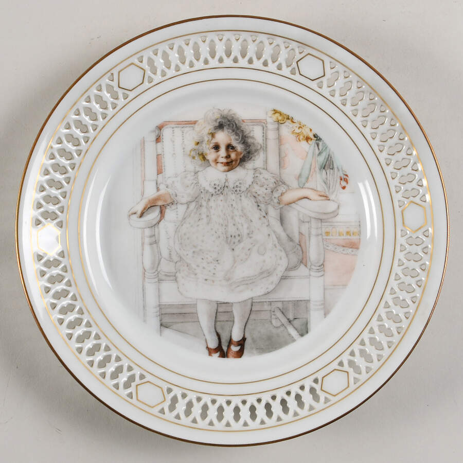 Carl Larsson Portrait Of Inga-Maria Thiel - No Box by Bing & Grondahl-1
