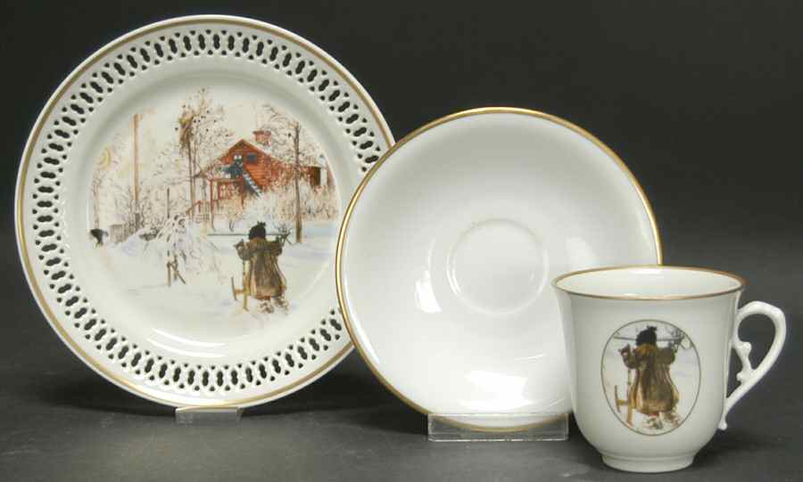 Carl Larsson Giftware Yard & The Washhouse - Boxed by Bing & Grondahl-1