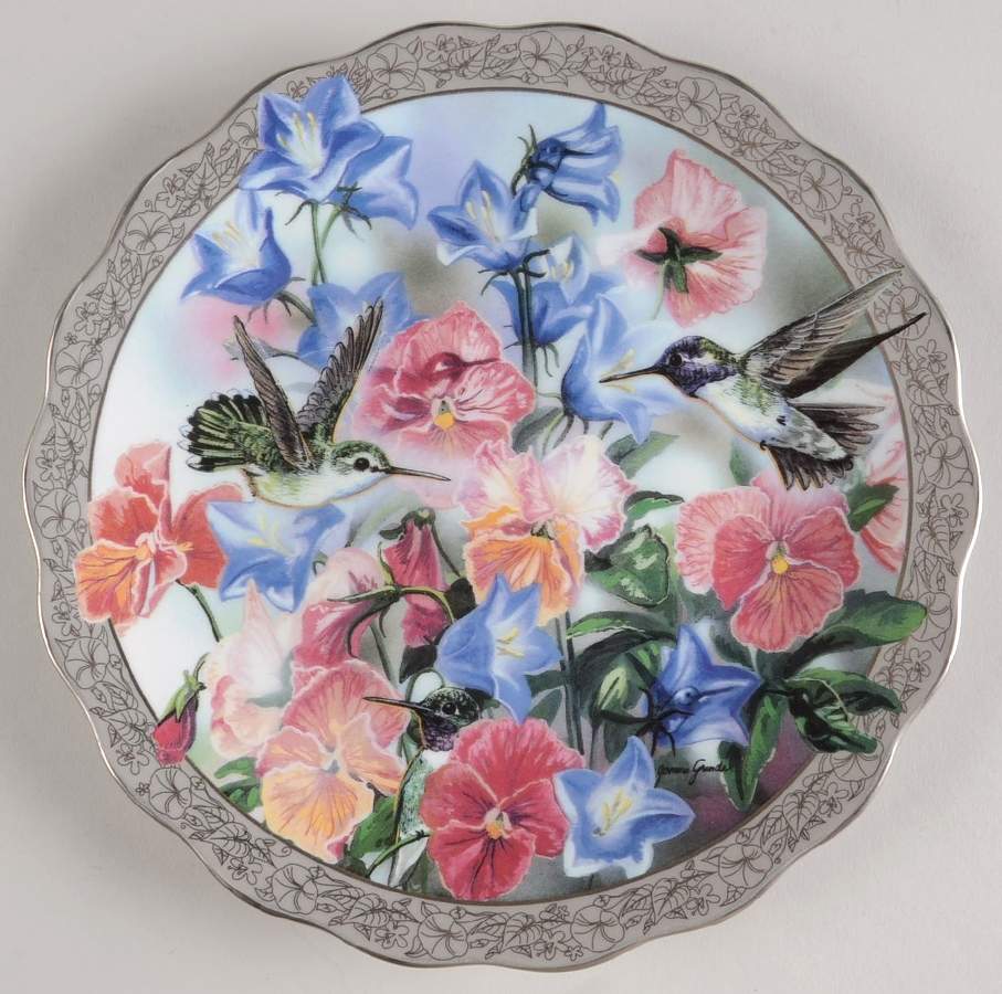 Whispering Wings Splendid Encounter - No Box by Bradford Exchange-1