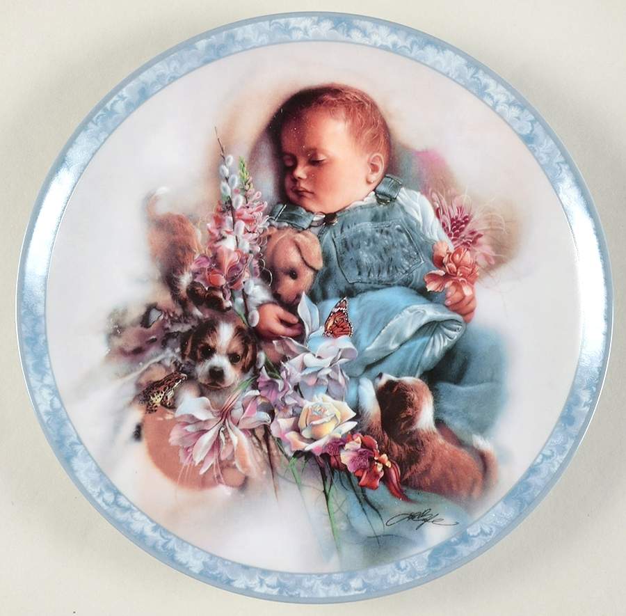 Heaven Sent Puppy Dog Tails - No Box by Bradford Exchange-1