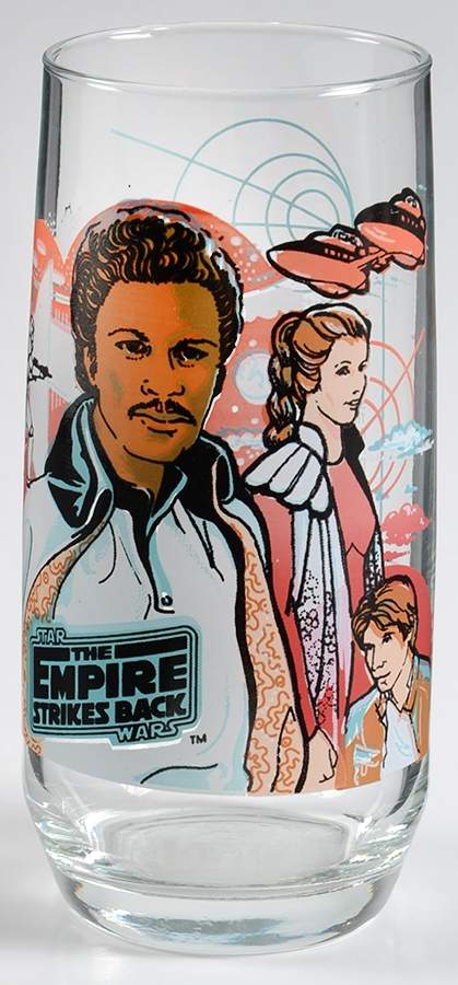 Empire Strikes Back Glassware Lando Calrissian - No Box by Burger King-1
