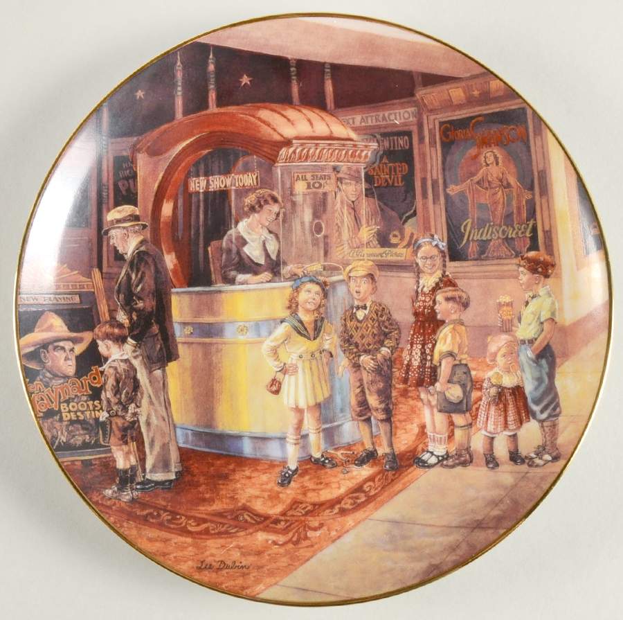 Bygone Days Saturday Matinee - No Box by Bradford Exchange-1