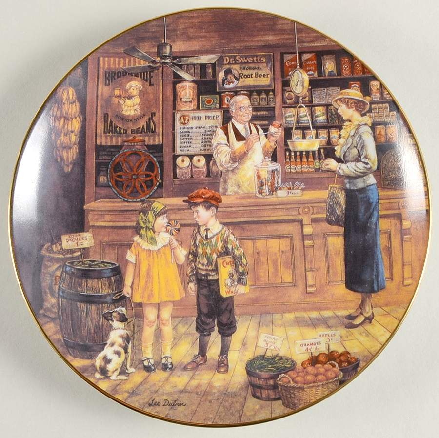 Bygone Days Sams Grocery Store - No Box by Bradford Exchange-1