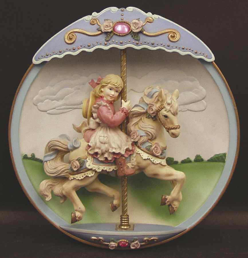 Carousel Daydreams Swept Away - No Box by Bradford Exchange-1