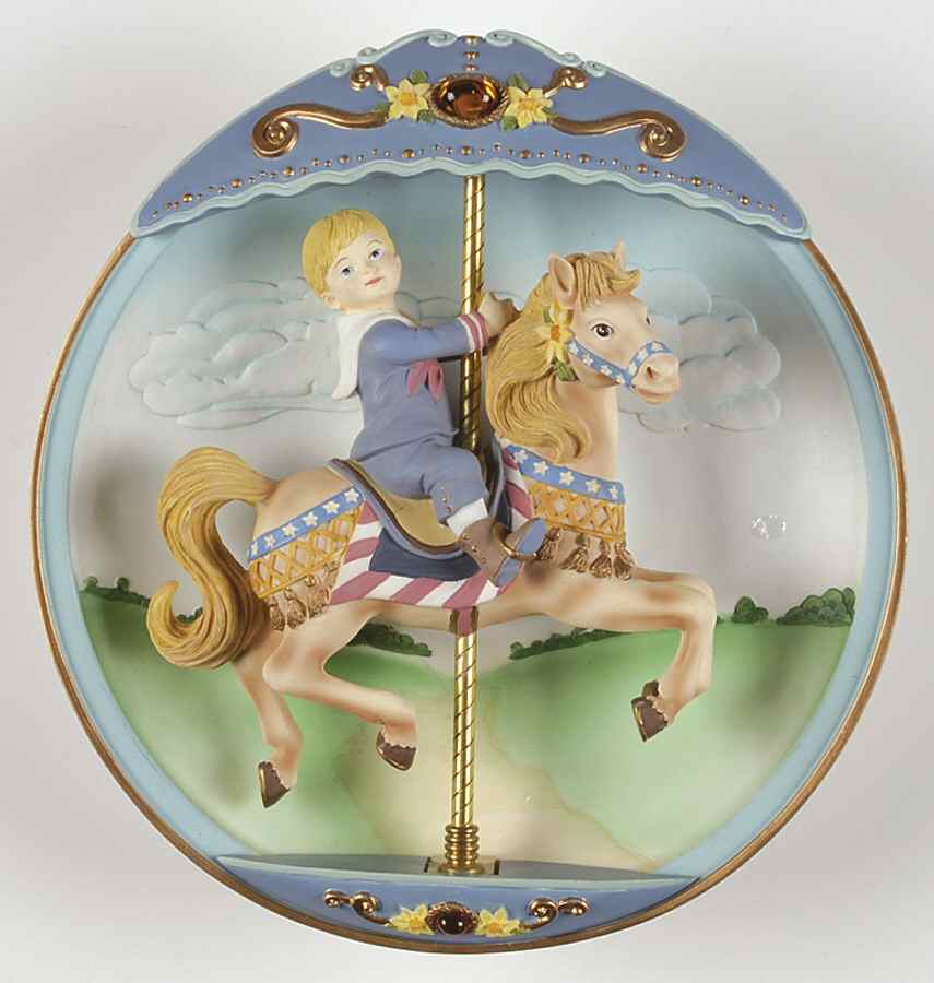 Carousel Daydreams All Aboard - Boxed by Bradford Exchange-1