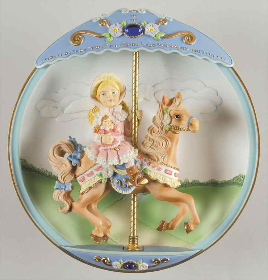 Carousel Daydreams Hold On To Your Dreams - Boxed by Bradford Exchange-1