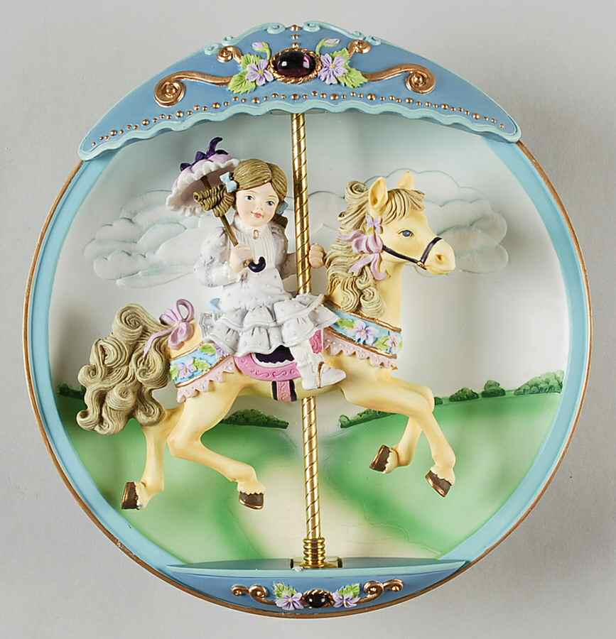 Carousel Daydreams Flight Of Fancy - No Box by Bradford Exchange-1