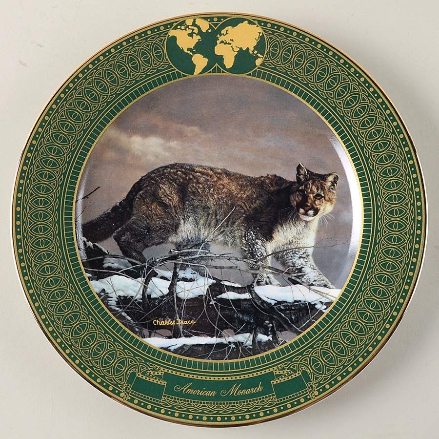 Kingdom of The Great Cats American Monarch - No Box by Bradford Exchange-1