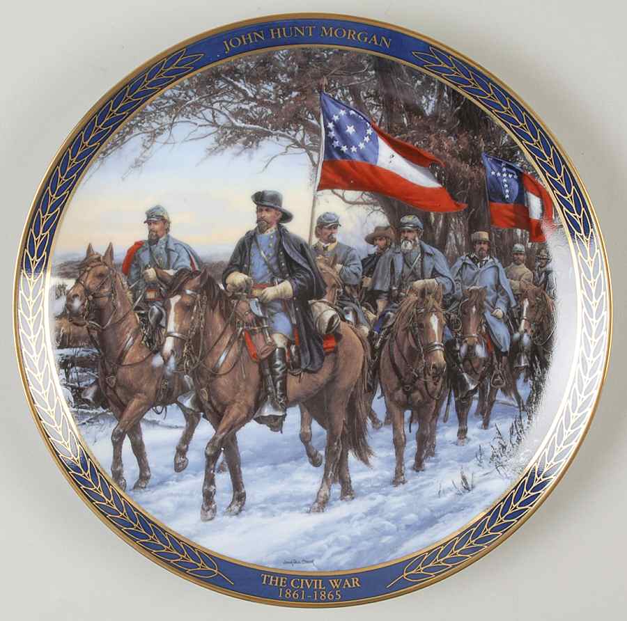 Gallant Men of Civil War John Hunt Morgan - No Box by Bradford Exchange-1