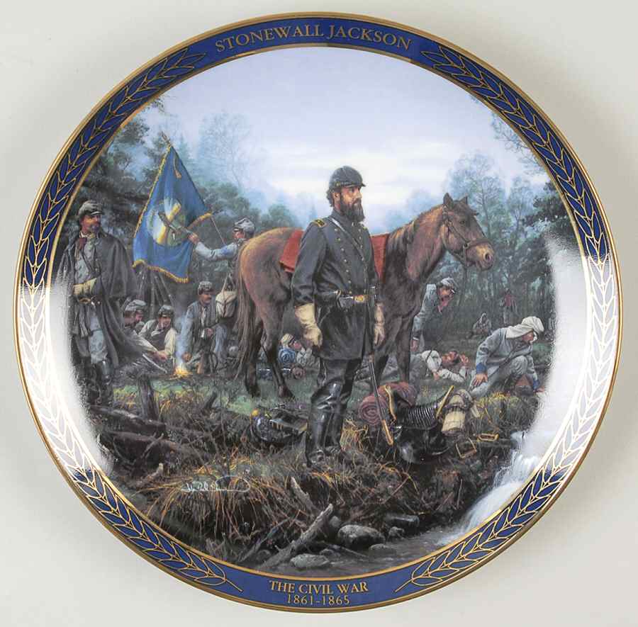 Gallant Men of Civil War Stonewall Jackson - No Box by Bradford Exchange-1