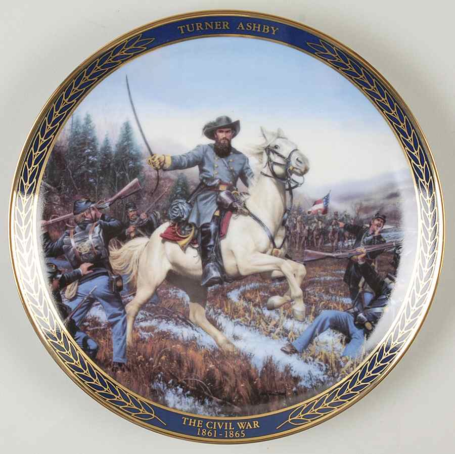 Gallant Men of Civil War Turner Ashby - No Box by Bradford Exchange-1