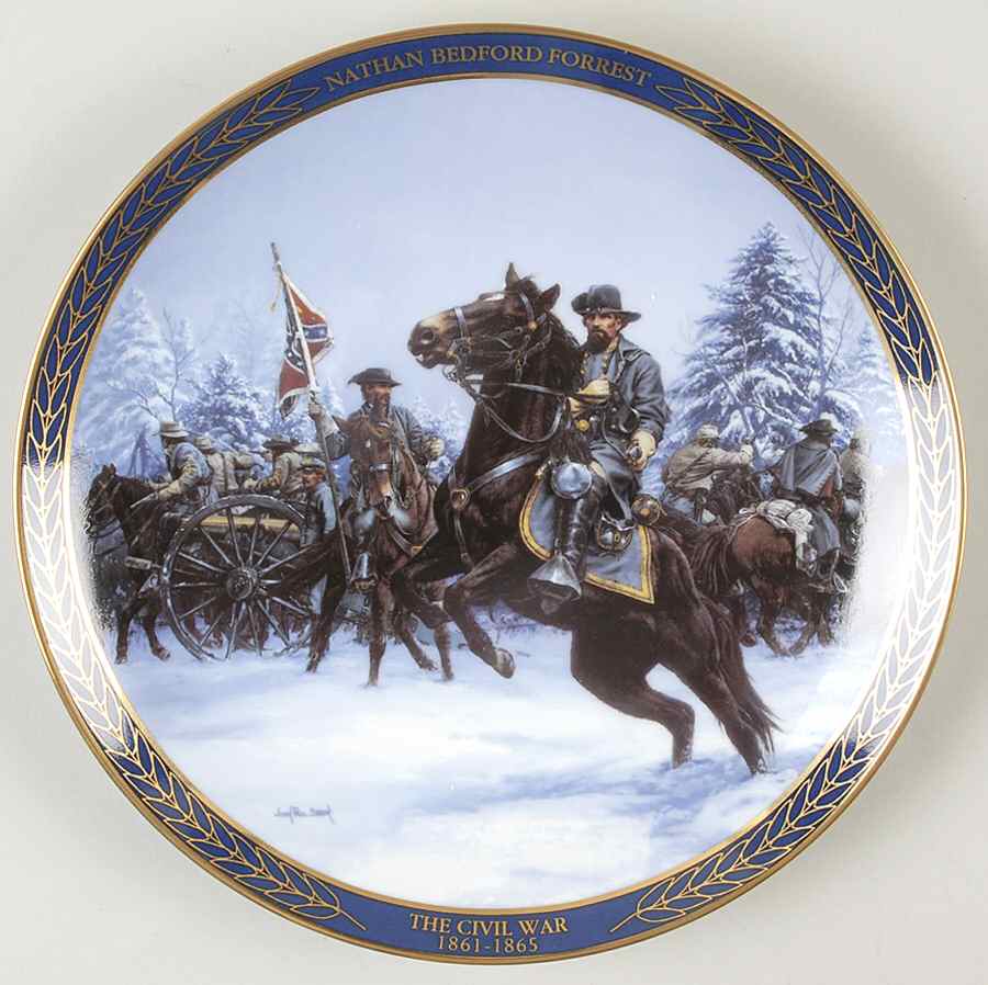 Gallant Men of Civil War Nathan Bedford Forrest - No Box by Bradford Exchange-1