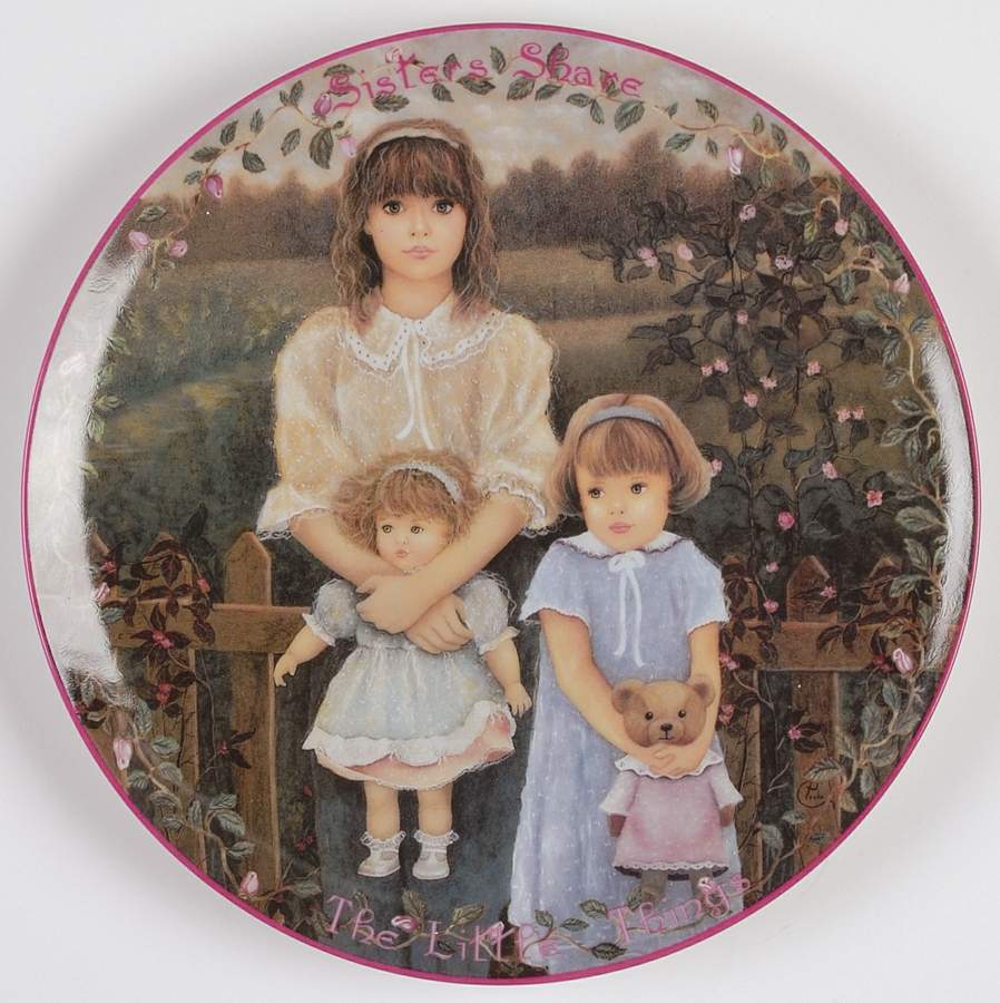 Kindred Moments Sisters Share The Little Things - No Box by Bradford Exchange-1