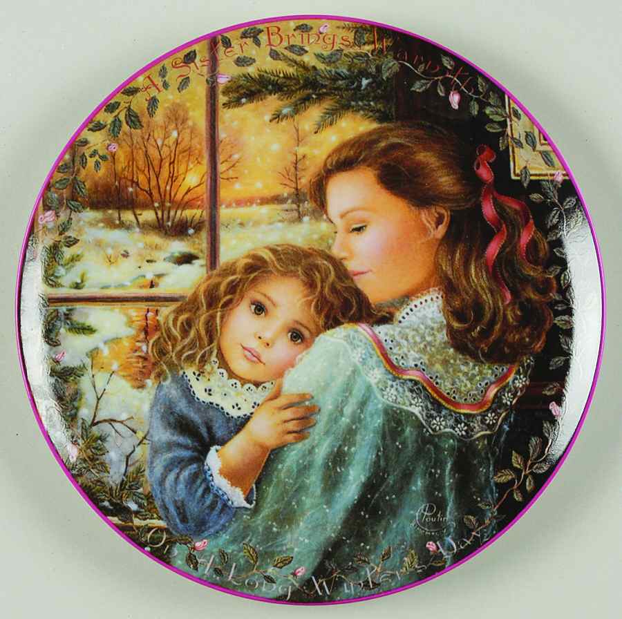 Kindred Moments A Sister's Warmth - No Box by Bradford Exchange-1