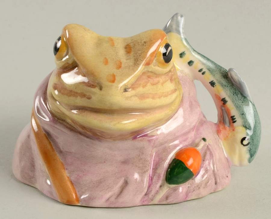 Beatrix Potter Character Jug Mr Jeremy Fisher - No Box by Beswick-1