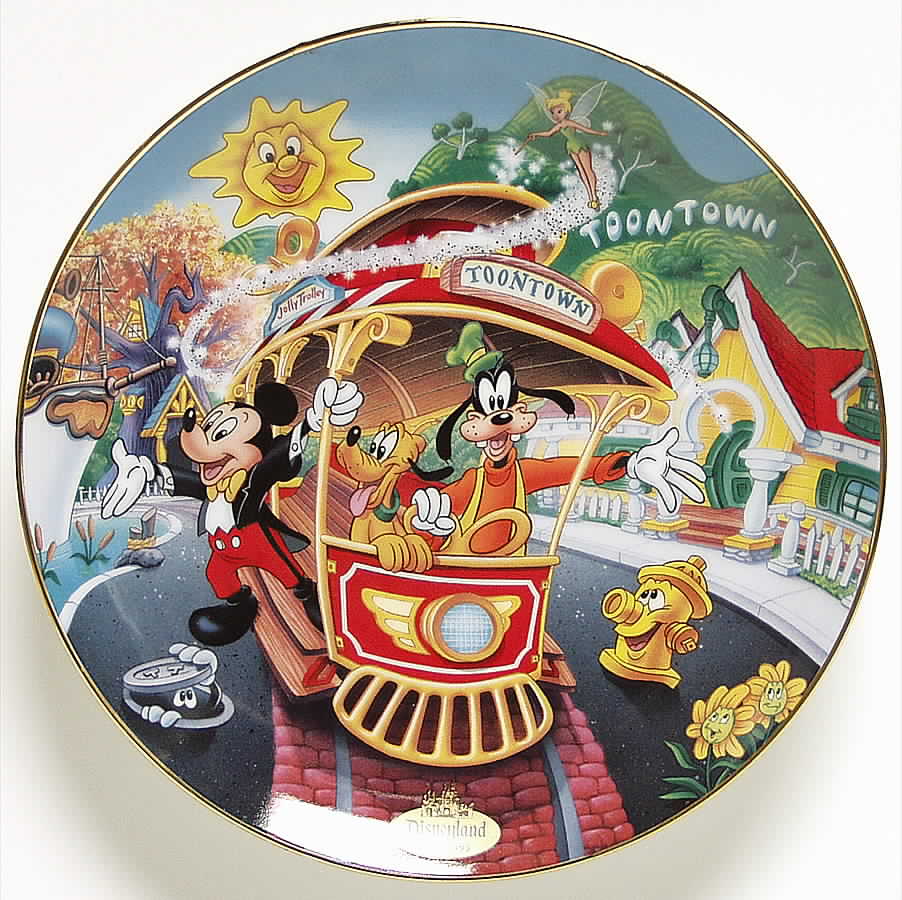 Disneylands 40th Anniversary Mickey's  Toontown - No Box by Bradford Exchange-1