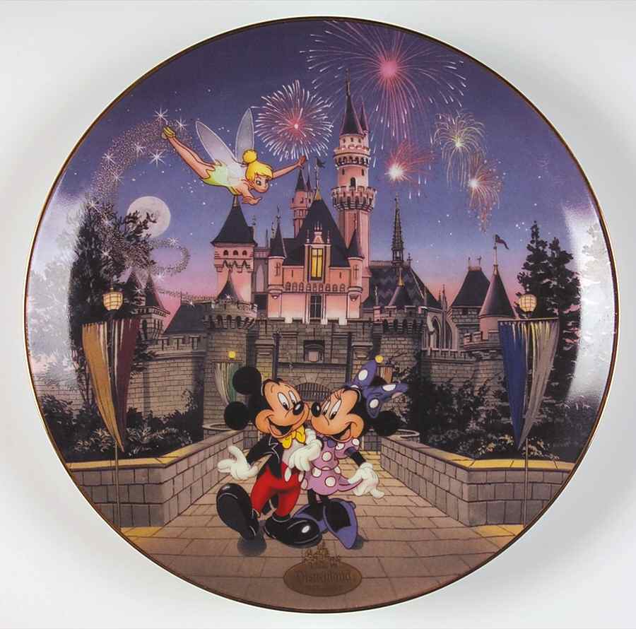 Disneylands 40th Anniversary Sleeping Beauty Castle - No Box by Bradford Exchange-1